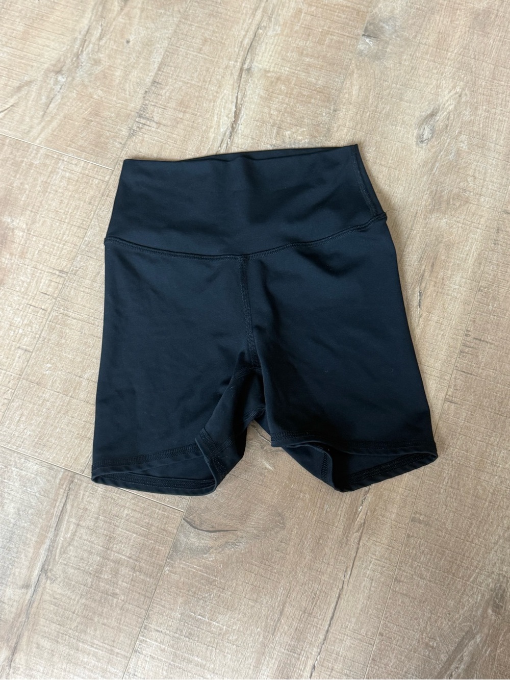 Five High-Waist Black Women's bike athletic dance Shorts